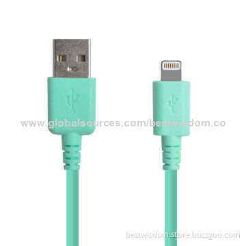 8-pin Cable for iPhone/iPad, Highly Efficient Syncing and Charging, MFI